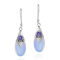 Pendientes Colgantes y Circonita Piedra de Luna 1