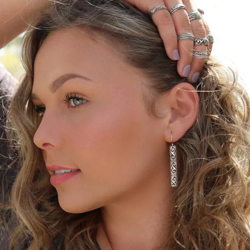 Pendientes Colgantes Étnicos de Estilo Vintage