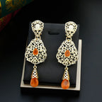 Pendientes Colgantes Étnicos Orientales naranja
