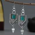 Pendientes Colgantes para Mujer de Estilo Étnico plata
