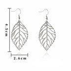Pendientes Colgantes Hojas de Laurel