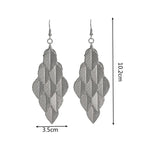 Pendientes Colgantes Hojas Mujer 