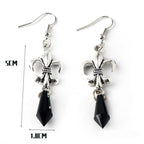 Pendientes Colgantes Flor de Lis Mujer 