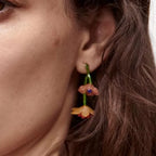 Pendientes Colgantes de Flor Estilo Bohemio