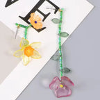 Pendientes Colgantes de Flor Estilo Bohemio