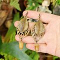 Pendientes Colgantes con Borla
