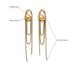 Pendientes Colgantes Gota de Agua para Mujer