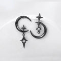 Pendientes Colgantes Luna y Estrellas