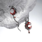 Pendientes Colgantes Luna Mujer