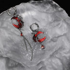 Pendientes Colgantes Luna Mujer
