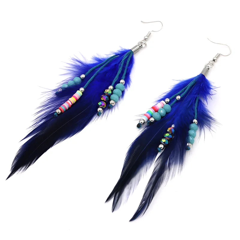 Pendientes Colgantes Pluma 1