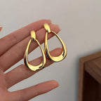 Pendientes Colgantes Retro Gota de Agua oro