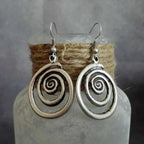 Pendientes Colgantes Espiral Mujer 