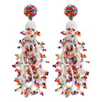 Pendientes Colgantes Estilo Bohemio Coral