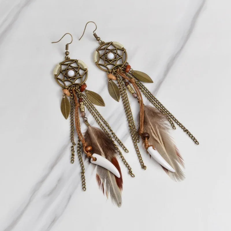 Pendientes Colgantes Estilo Tribal Étnico