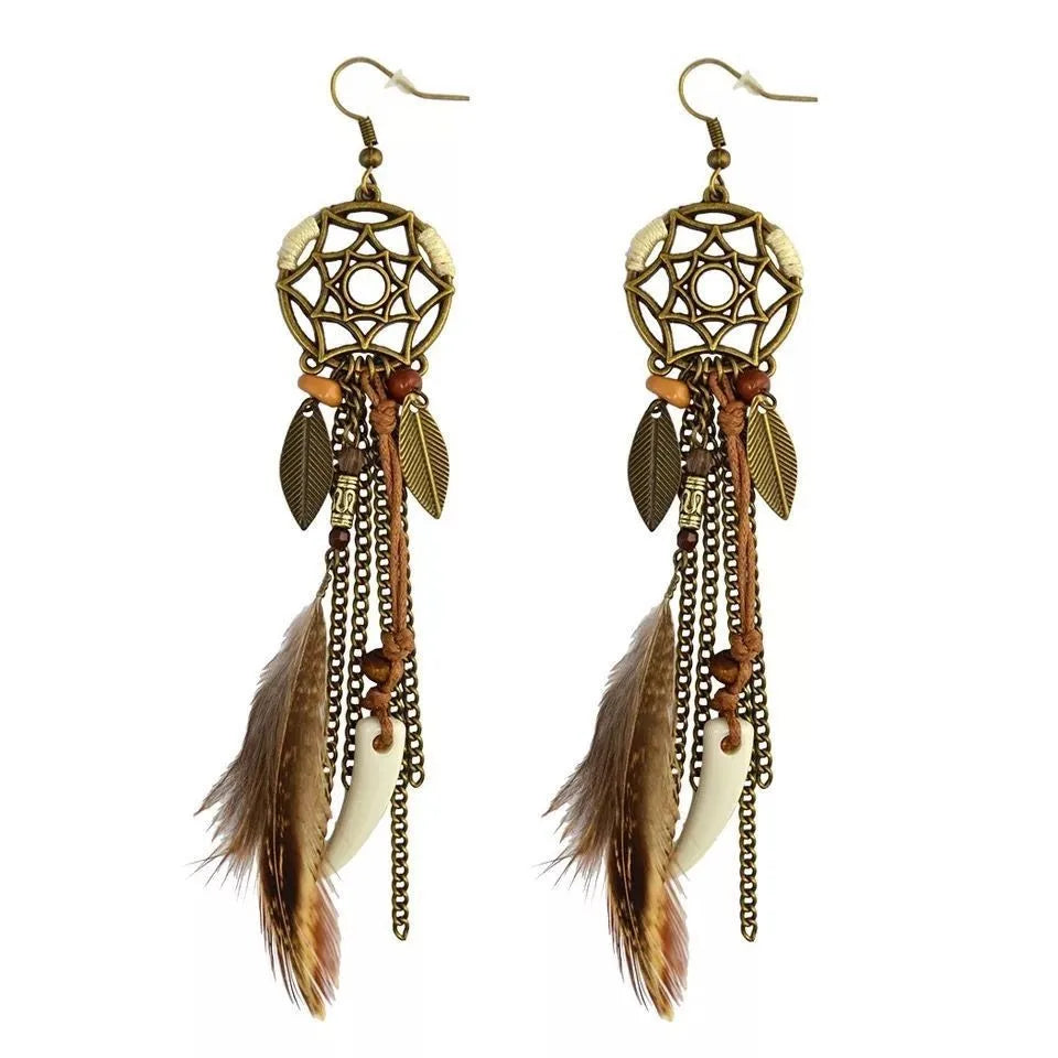 Pendientes Colgantes Estilo Tribal Étnico