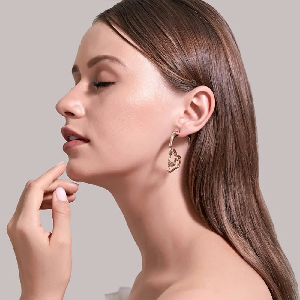 Pendientes Colgantes de Calavera para Hombre o Mujer plata