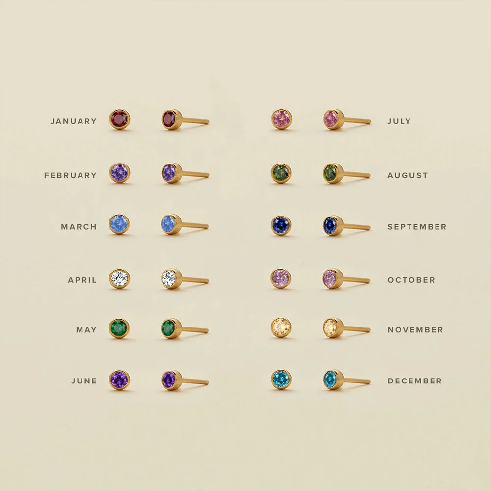 Pendientes Piedra de Nacimiento 