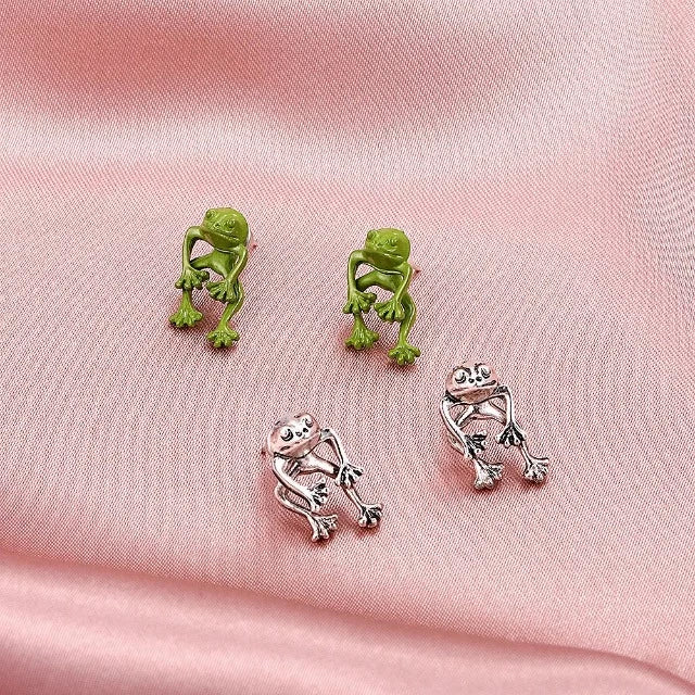 Pendientes para Mujer Rana