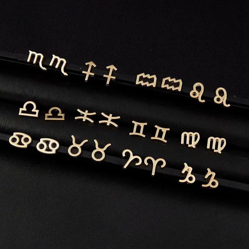 Pendientes Signo del Zodiaco 12 Constelaciones
