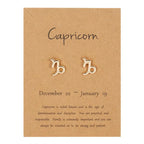 Pendientes Signo del Zodiaco 12 Constelaciones capricornio