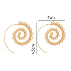 Pendientes Espiral Mujer 