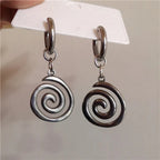 Pendientes de Espiral para Mujer Colgantes