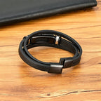 Pulsera Águila de Cuero para Hombre