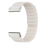Pulsera magnética para reloj Fitbit Versa 3, Versa 4, Sense 1 y Sense 2 blanca