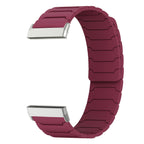 Pulsera magnética para reloj Fitbit Versa 3, Versa 4, Sense 1 y Sense 2 burdeos