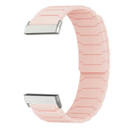 Pulsera magnética para reloj Fitbit Versa 3, Versa 4, Sense 1 y Sense 2 rosa
