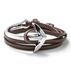 Pulsera ajustable ancla marina 