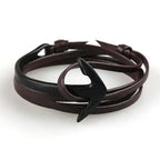 Pulsera ajustable ancla marina 