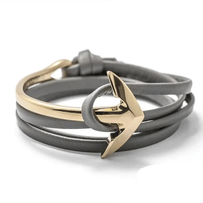 Pulsera ajustable ancla marina 