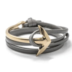 Pulsera ajustable ancla marina 