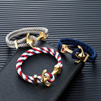 Pulsera ancla hombre