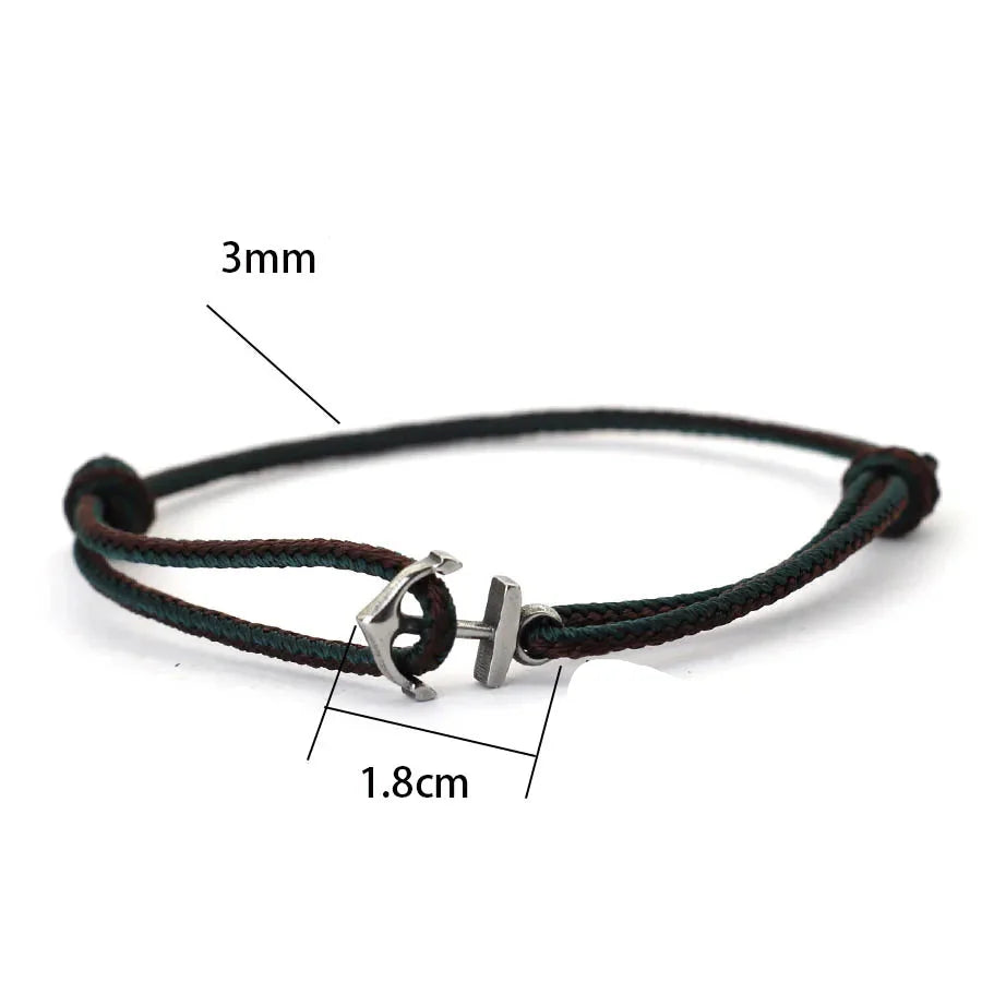 Pulsera ancla marinera