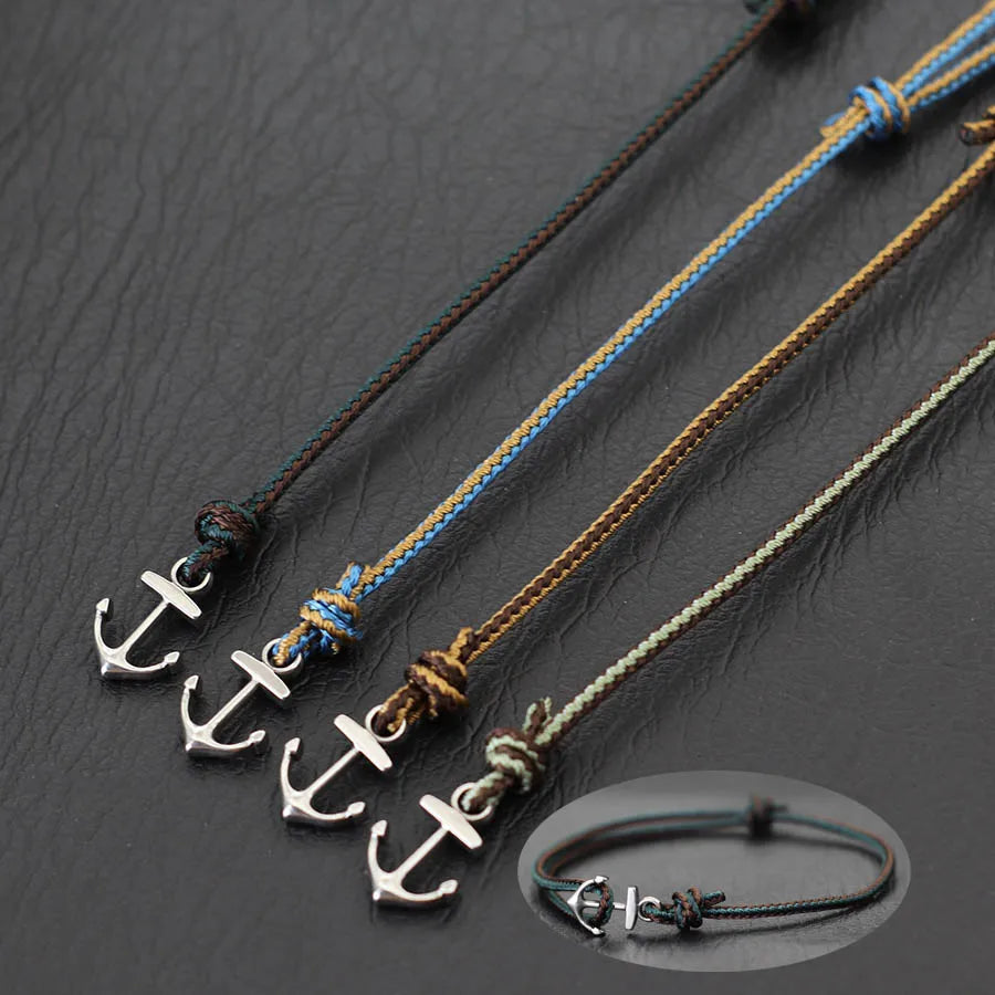 Pulsera ancla marinera