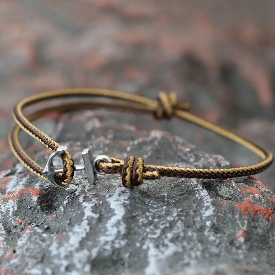 Pulsera ancla marinera
