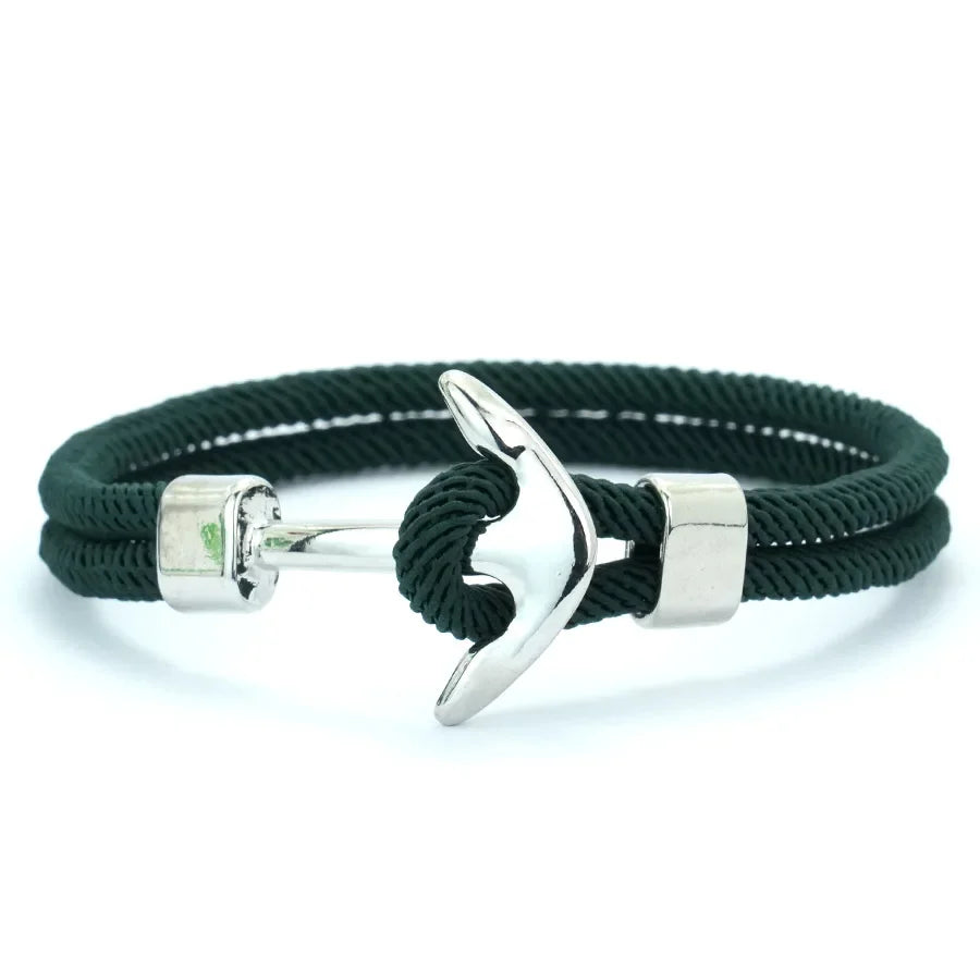 Pulsera ancla verde