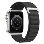Pulsera Apple Watch con hebilla deportiva negra