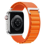 Pulsera Apple Watch con hebilla deportiva naranja