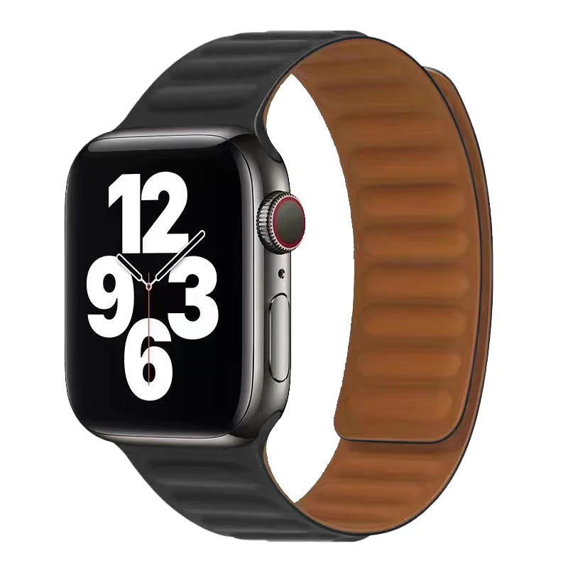 Pulsera Apple Watch con cierre magnético negro