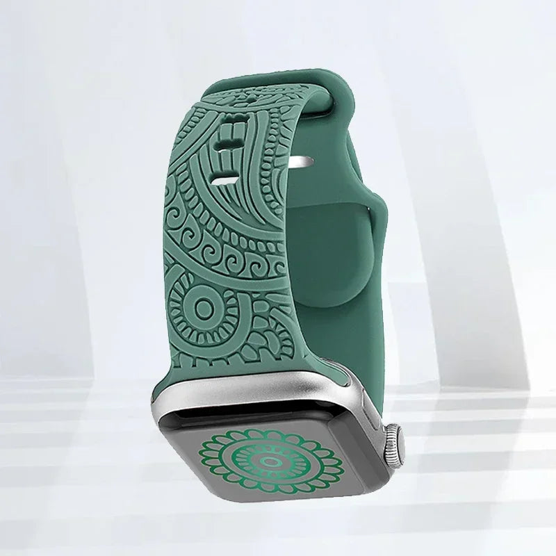 Pulsera Apple Watch con Motivos verde