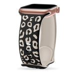 Pulsera Apple Watch Leopardo beige negro