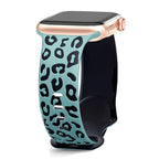 Pulsera Apple Watch Leopardo cian