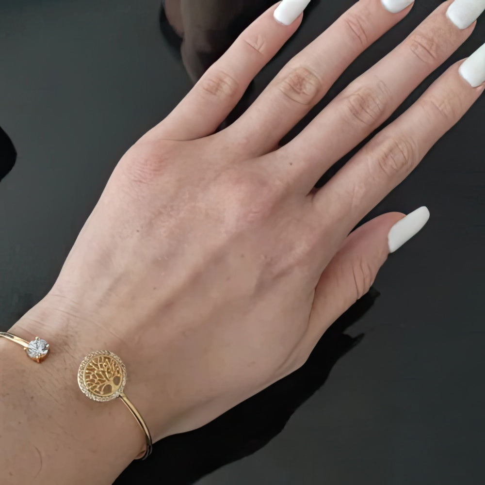Pulsera Árbol de la Vida Oro - Plata - Cobre 