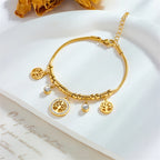 Pulsera árbol de la vida adornada con strass
