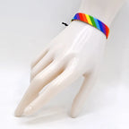 Pulsera arcoíris ajustable 