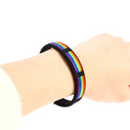 Pulsera arcoíris para hombre o mujer 